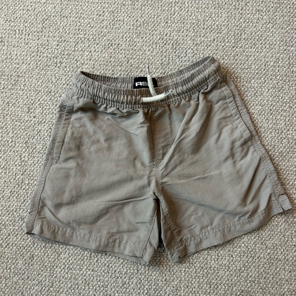Boys Stone Gray Shorts